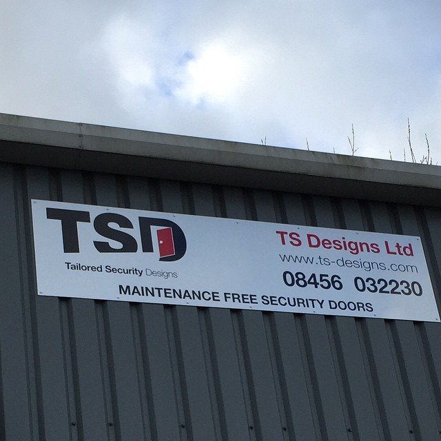 TS Designs Ltd signage